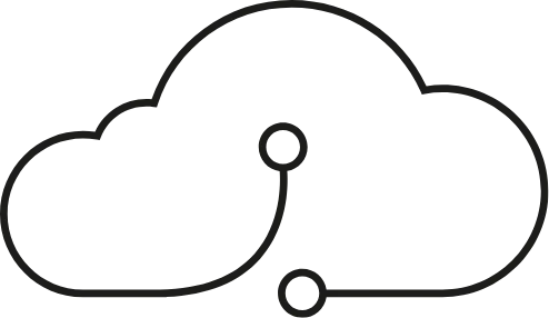 icon describing cloud computing